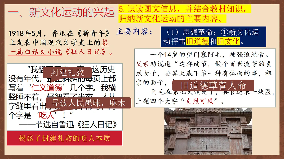 人教统编版历史八上第11课《五四运动》课件第8页