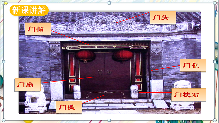 浙美版美术五年级上册第2课《传统门饰》课件第3页