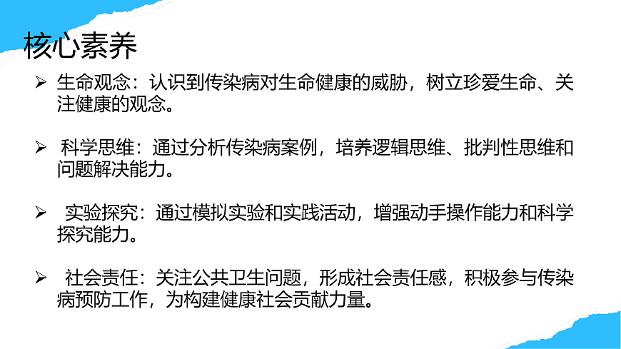 【核心素养】人教版初中生物八年级上册4.7.1《传染病及其预防》课件第2页