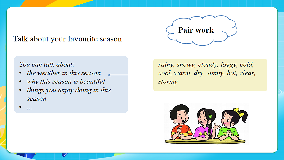 沪教牛津版（六三制三起）英语七上 Unit 3 《The seasons 》第三课时Speaking+Writing课件第5页