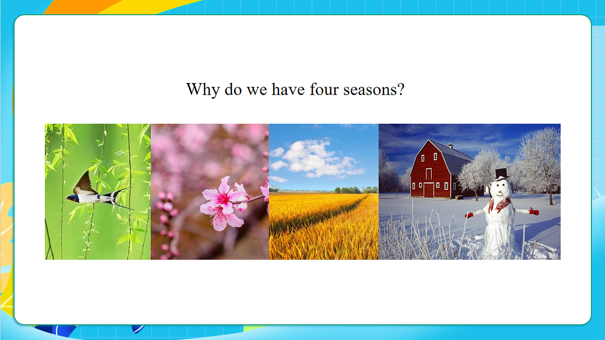 沪教牛津版（六三制三起）英语七上 Unit 3 《The seasons 第四课时Cross-curriculum connection课件第7页