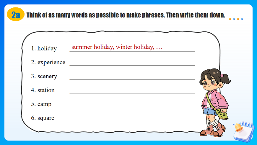 【任务型备课】人教版英语八上-Unit1 Section B  Vocabulary in Use & 3a-3c（课件）第7页