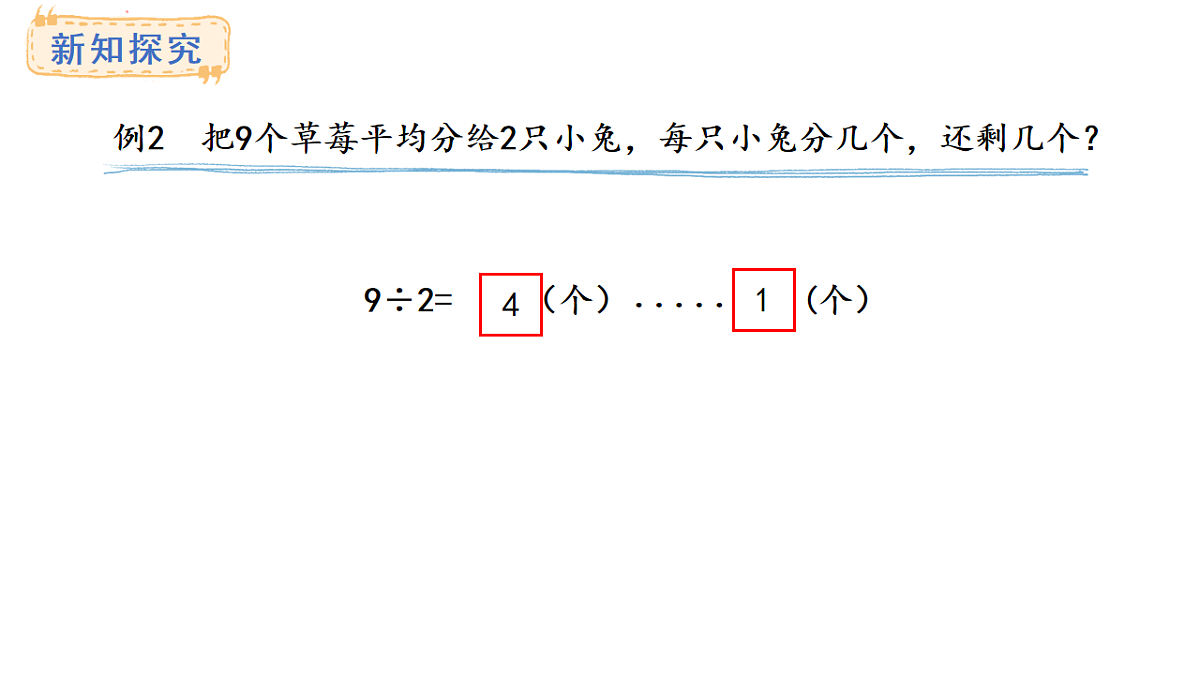 苏教版数学二年级上册6.2  计算有余数的除法（课件）第6页