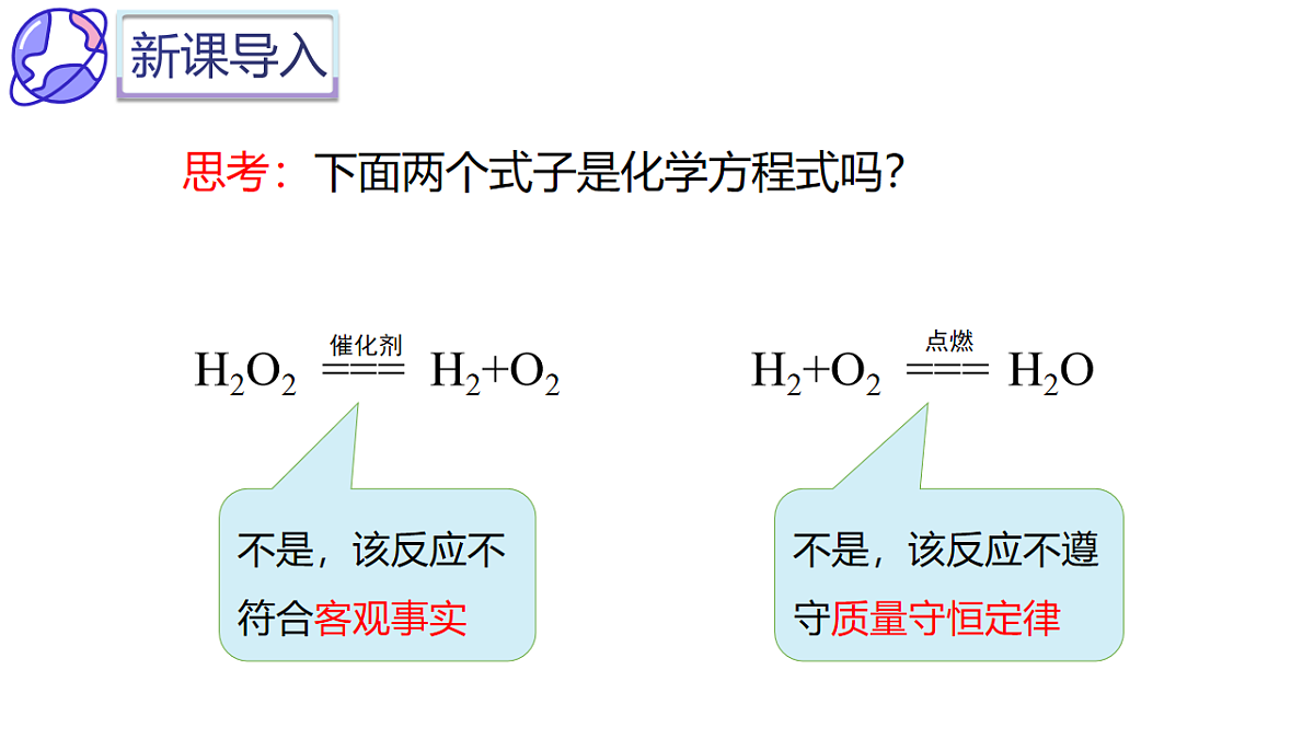 第五单元课题2 化学方程式（2） 课件第3页
