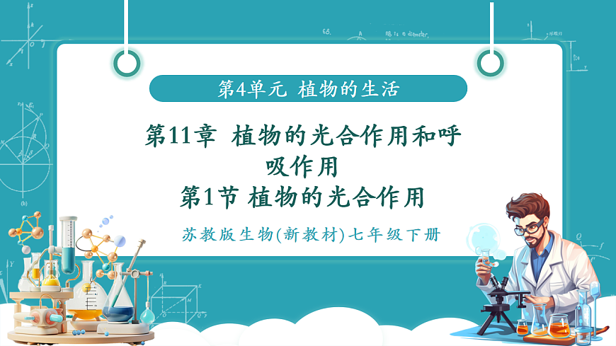 4.11.1 植物的光合作用（教学课件）第1页