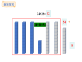 蘇教版數(shù)學二年級上冊5.2 進位加法（課件）