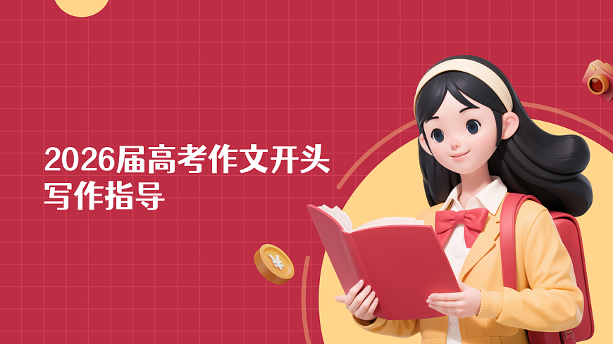 2026届高考语文作文序列化复习 课件：议论文开头写作指导第1页