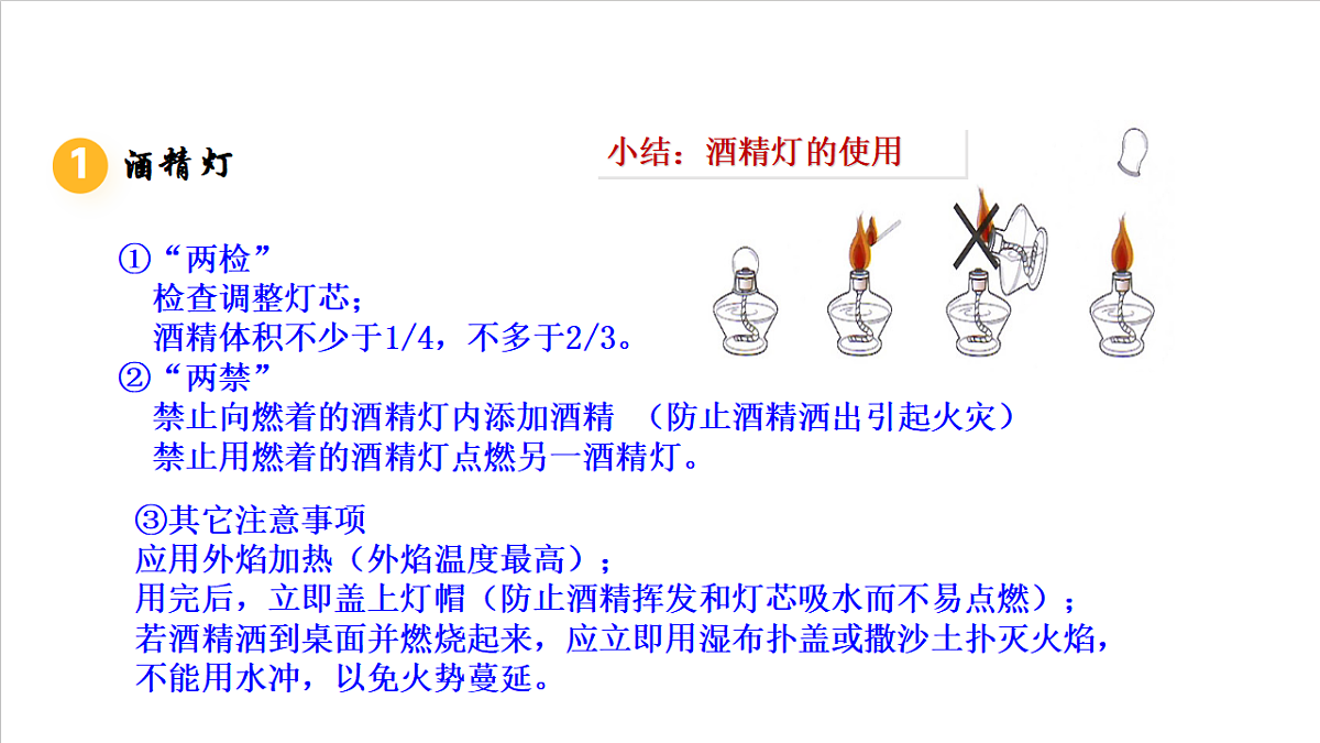 沪科版（五四制）2024化学八年级全一册2.1 《走进化学实验室》（第2课时）课件第8页