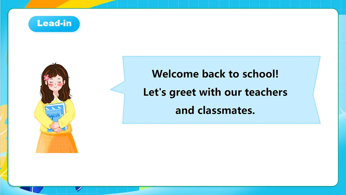 粤教沪外版英语三上Unit 1 《Nice to meet you》 Lesson 1 Hello! 课件第4页