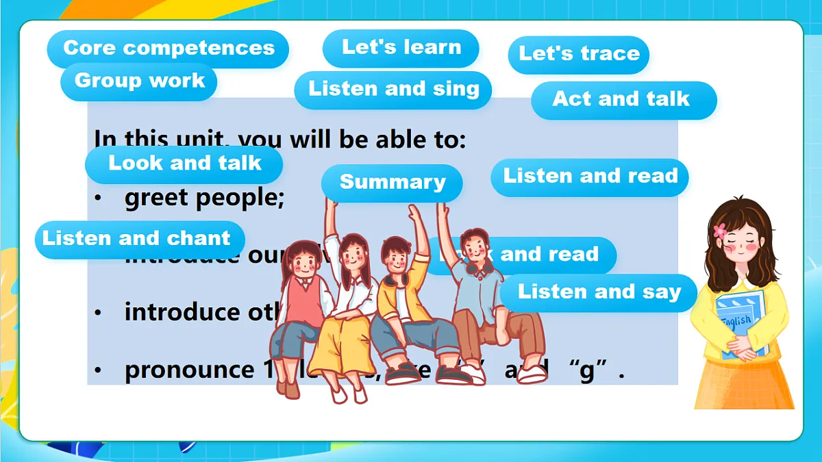粤教沪外教版英语三上Unit 1 《Nice to meet you》 Lesson2 What's your name？课件第2页