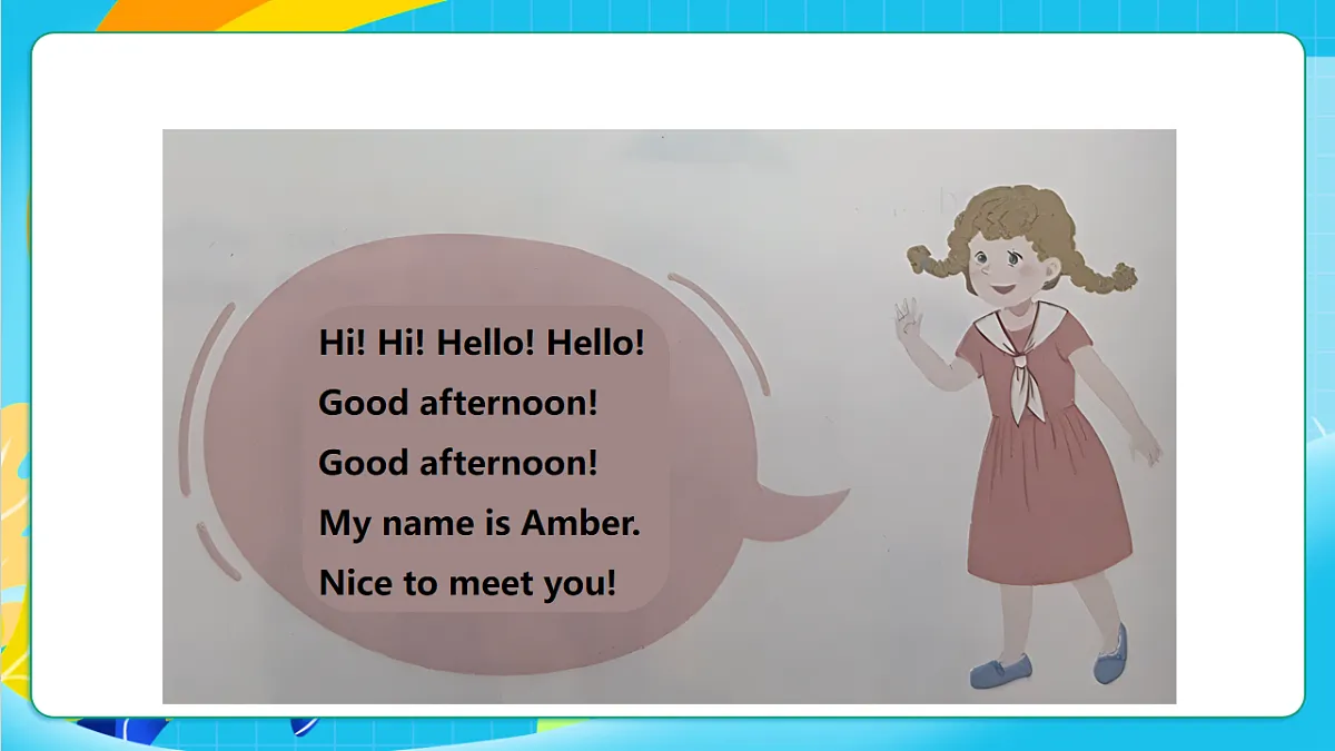 粤教沪外教版英语三上Unit 1 《Nice to meet you》 Lesson2 What's your name？课件第6页