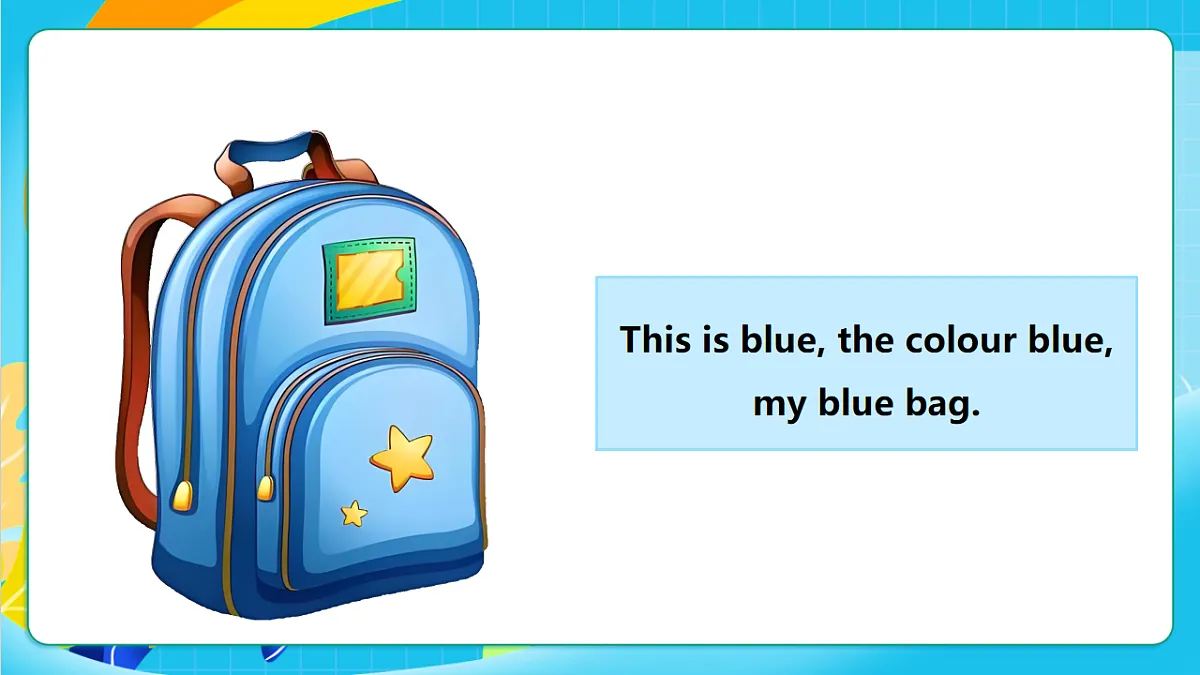 粤教沪外教版三上 Unit 4 《My tidy bag》Lesson 2 What colour is it？课件第7页