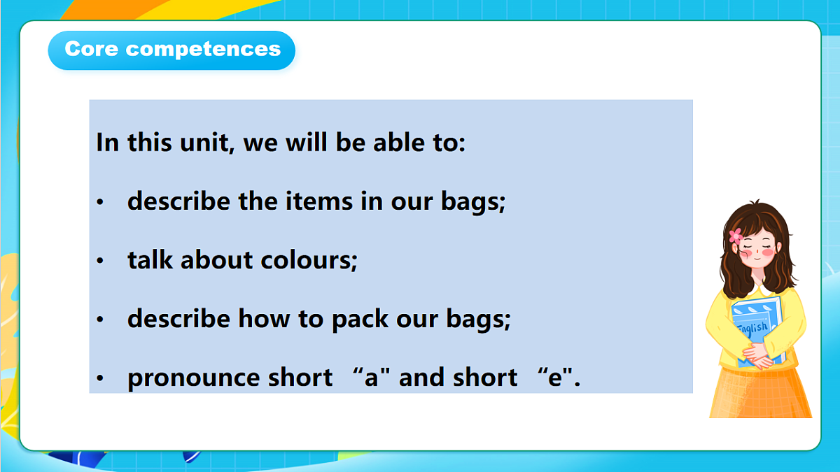 粤教沪外教版三上 Unit 4 《My tidy bag》Lesson 3 My tidy bag课件第2页