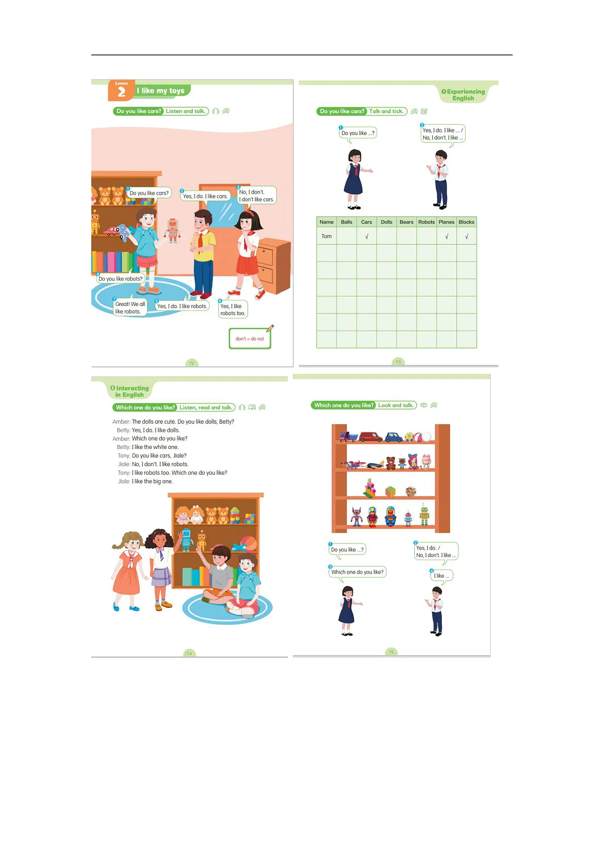 粤教沪外版英语三年级上册Unit 5《 Our toys 》 Lesson 2 I like my toys 单元教学设计第3页