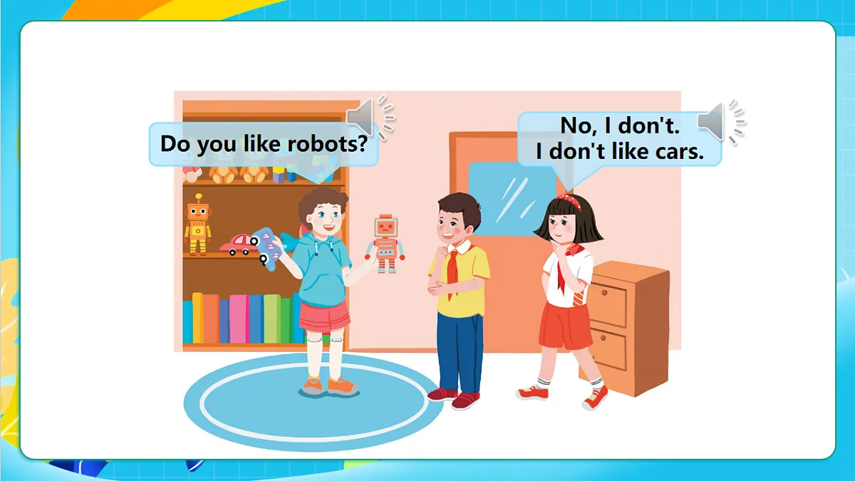 粤教沪外版英语三年级上册Unit 5《 Our toys 》 Lesson 2 I like my toys课件第6页