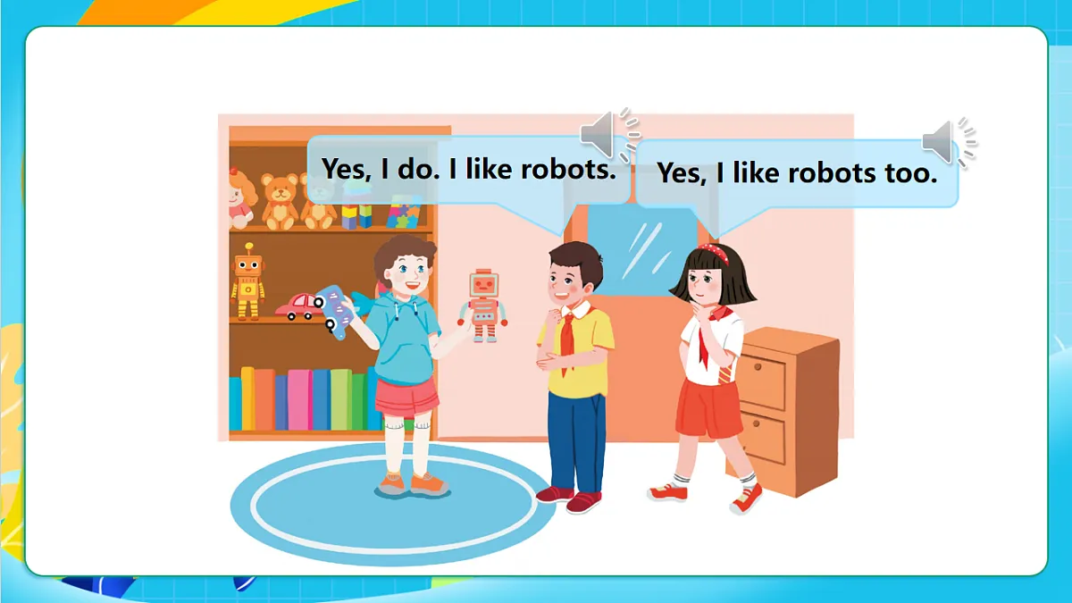 粤教沪外版英语三年级上册Unit 5《 Our toys 》 Lesson 2 I like my toys课件第7页