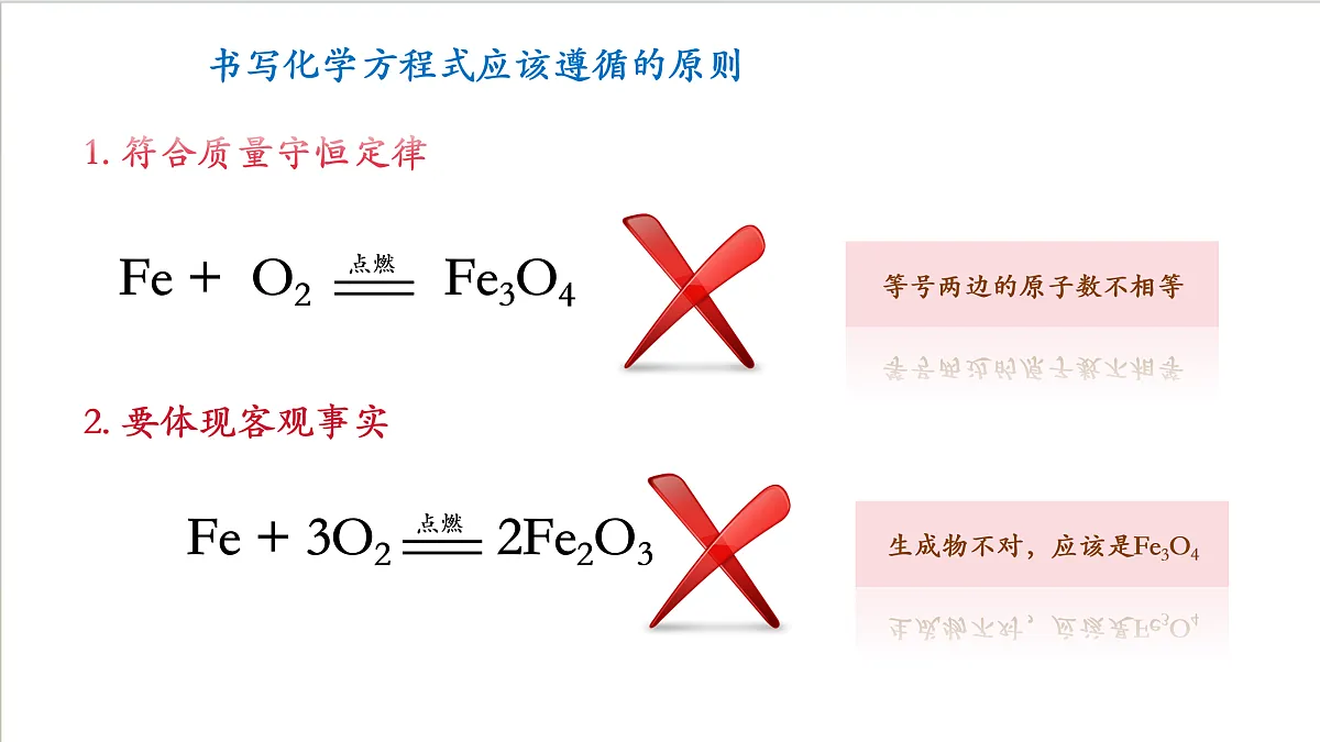 沪教版化学九上4.3 《化学方程式的书写及应用》（第一课时） 课件 第4页