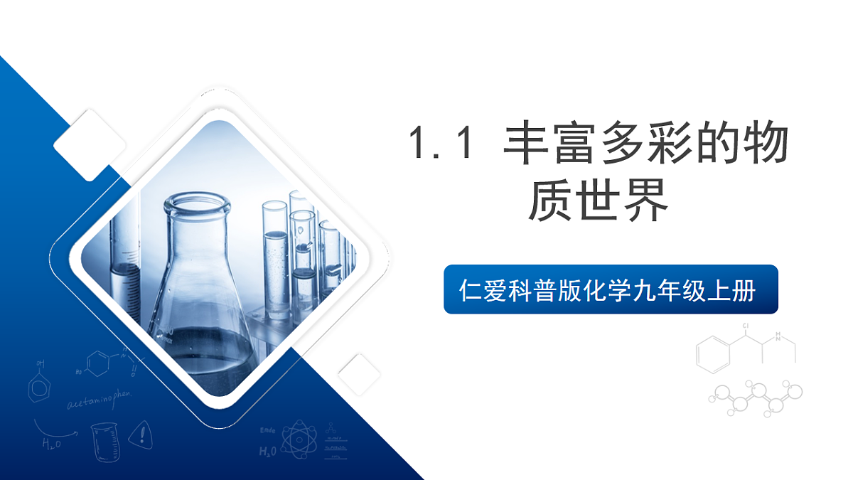 仁爱科普版化学九上1.1《 丰富多彩的物质世界》（同步课件）第1页