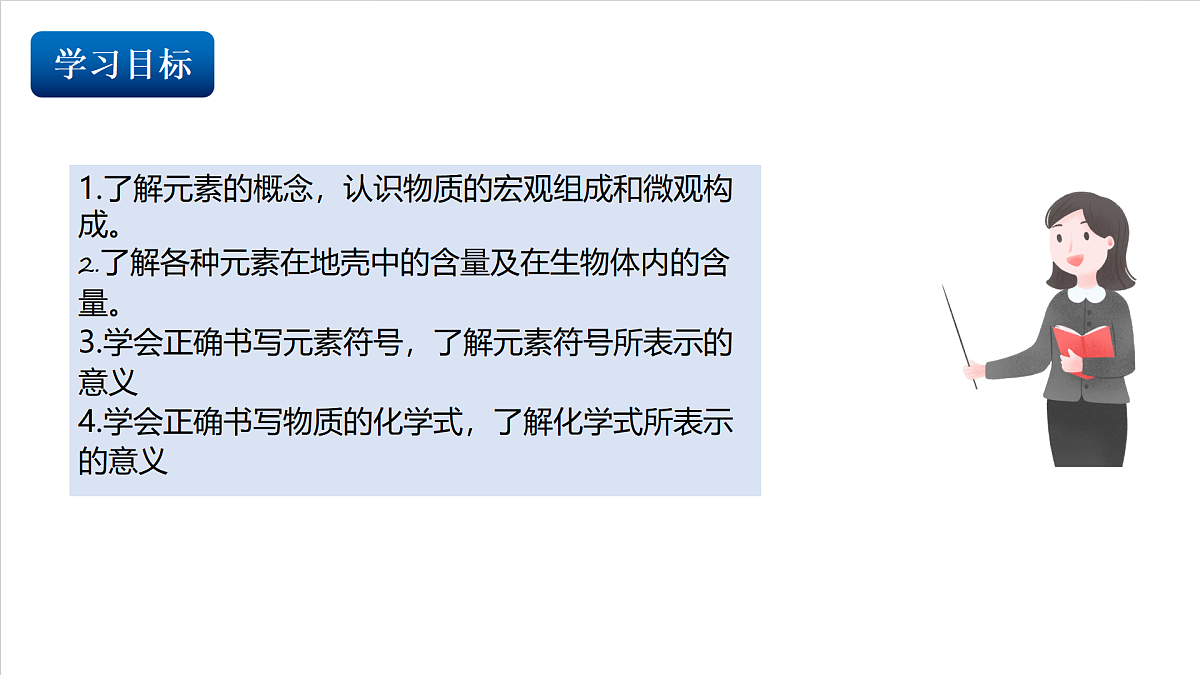 仁爱科普版化学九上3.3 《物质组成的表示》（同步课件）第2页