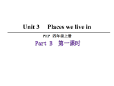 Unit 3  Places we live in Part B 課件 人教PEP英語四年級上冊
