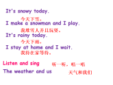 Unit 5 The Weather and us Part A   課件 人教PEP英語(yǔ)四年級(jí)上冊(cè)
