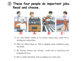 Unit 4 Helping in the community Part C  課件 人教PEP英語四年級上冊