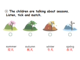 Unit 6 Changing for the seasons Part C  課件 人教PEP英語四年級上冊