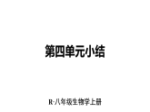 初中生物新人教版八年級上冊第四單元單元小結(jié)教學課件（2025秋）
