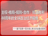 主权 格局 规则 合作：抗战胜利80周年的全球政治经济镜像 选修一四大核心单元 议题式探究-2026年高考政治时政热点课件