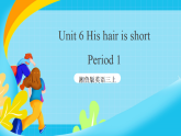 湘鲁版英语三上Unit 6《 His hair is short》 Period 1课件