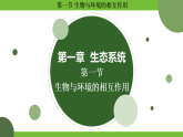 人教版（2024）生物八年級上冊 5.1.1 生物與環(huán)境的相互作用 (課件）