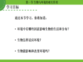 人教版（2024）生物八年級上冊 5.1.1 生物與環(huán)境的相互作用 (課件）
