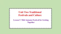 小学英语北京版(2024)五年级上册(2024)Lesson 5 Mid-Autumn Festival for Getting Together课前预习ppt课件