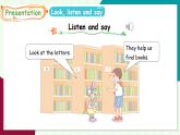 冀教版（2024）英语三年级上册 Unit 2  Lesson 3  In the library 课件