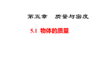 初中物理物体的质量课前预习课件ppt