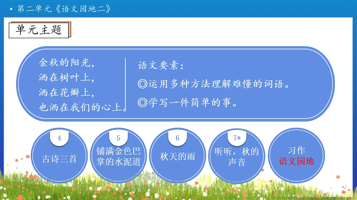 【任务型备课】统编版三年级上册-语文园地二（课件）第4页