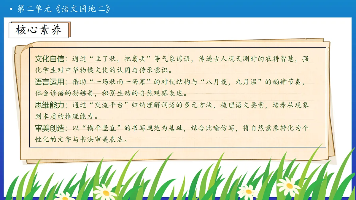 【任务型备课】统编版三年级上册-语文园地二（课件）第5页