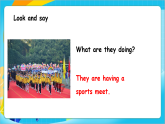 冀教版英语四上 Unit 3 Sports Lesson 2 The sports meet is fun  课件