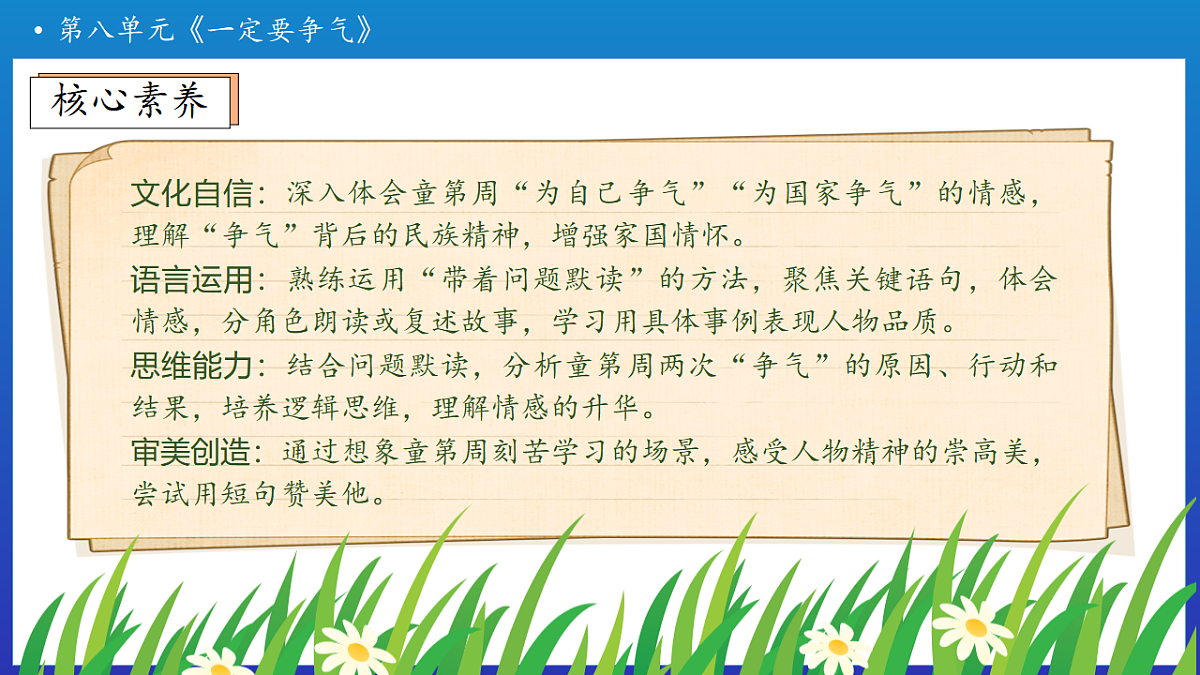 【任务型备课】统编版三年级上册-24. 一定要争气 第2课时（课件）第5页