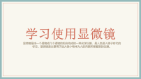 人教版（2024）七年级上册（2024）学习使用显微镜课堂教学ppt课件