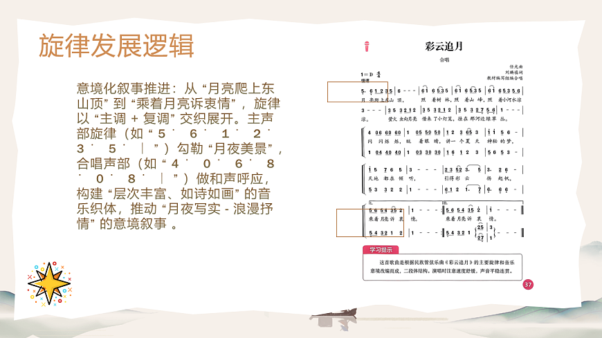 人音版（2024）八年级上册音乐第五单元《彩云追月》课件第6页