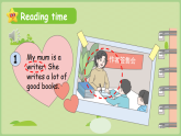 新人教版PEP小学英语四上Unit1 Part C Reading第8课时-课件