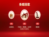 紅色勵志簡約風(fēng)高中開學(xué)儀式課件