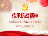 傳承抗戰(zhàn)精神——紀(jì)念抗日戰(zhàn)爭勝利80周年初中開學(xué)主題班會 教學(xué)課件