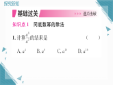 2025年湘教版初中数学八年级上册2.4  整数指数幂（1）习题课课件（含答案）