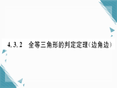 2025年湘教版初中数学八年级上册4.3  全等三角形（2）习题课课件（含答案）