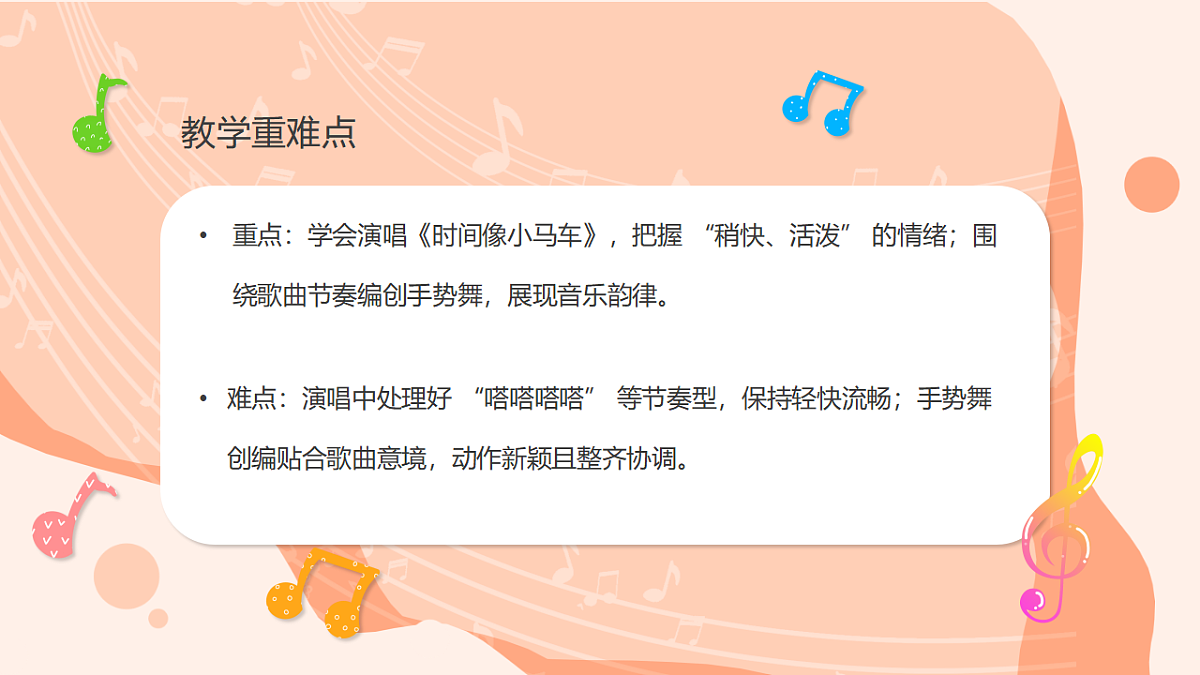 湘艺版小学音乐二年级上册第四课《时间像小马车》课件第3页