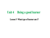 冀教版（2024）英语八年级上册 Unit 4 Being a good learner Lesson 5（课件)