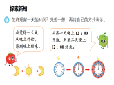 小学数学新 苏教版三年级上册一天的时间第1课时 一天时间的表示教学课件（2025秋）