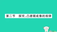 初中物理沪科版(2024)八年级全册(2024)探究:凸透镜成像的规律作业课件ppt